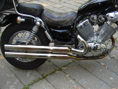 Вихлопні труби на мотоцикл Yamaha Virago 535