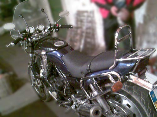 Спинки пасажирські з багажником на мотоцикл Yamaha FZX 750