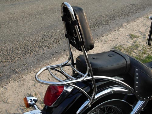 Спинки пасажирські з багажником на мотоцикл Honda Shadow ACE 400-750 (1998-2003р.)