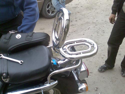 Спинки пасажирські з багажником на мотоцикл Hyosung Aquila gv250