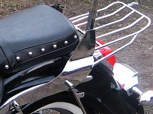 Спинки пасажирські з багажником на мотоцикл Suzuki Boulevard C50t (2012р.)